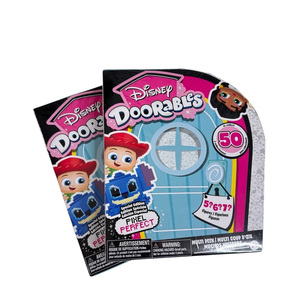 Set of 2 NEW Disney Doorables Pixel Perfect Multi Peek blind box set - Picture 2 of 8